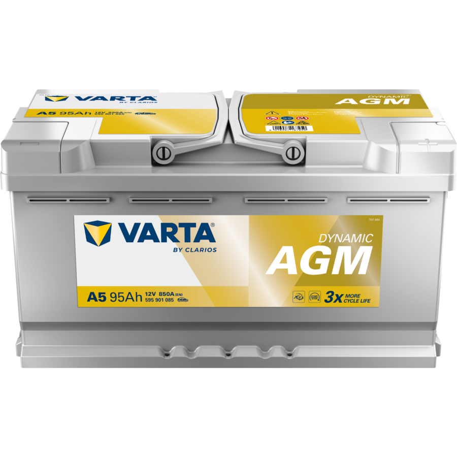 Batteria auto VARTA A5 (ex VARTA G14) Start&Stop Silver Dynamic xEV 95 Ah - 850 A