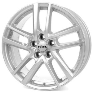 Set Cerchi 16" RIAL Astorga 16" Polar-Silber - 6.5x16 5x100 ET40 + Gomme Nuove (Offerta Completa)
