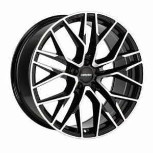Set Cerchi 18" Carmani 20 Ludwig Black - 8x18 5x112 ET39 + Gomme Nuove Montate